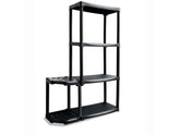 Broom holder 2 levels shelf  890 x 300 x h 1330 mm,